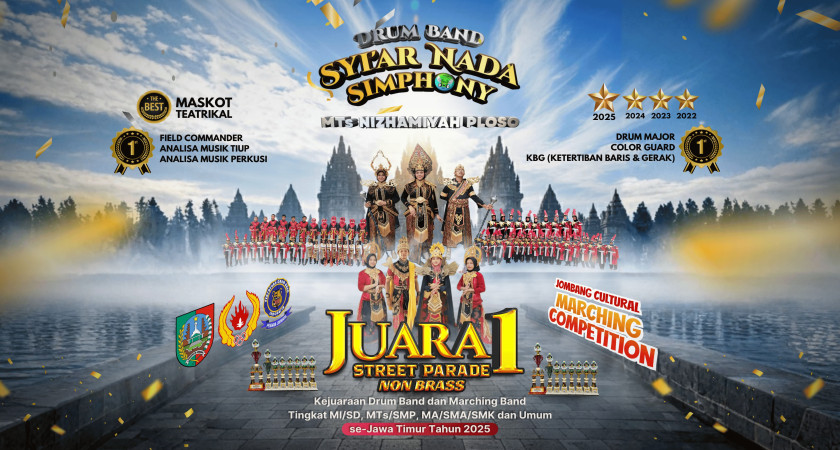 JUARA 1 STREET PARADE JCMC 2025 TINGKAT MTS/SMP SE-JAWA TIMUR